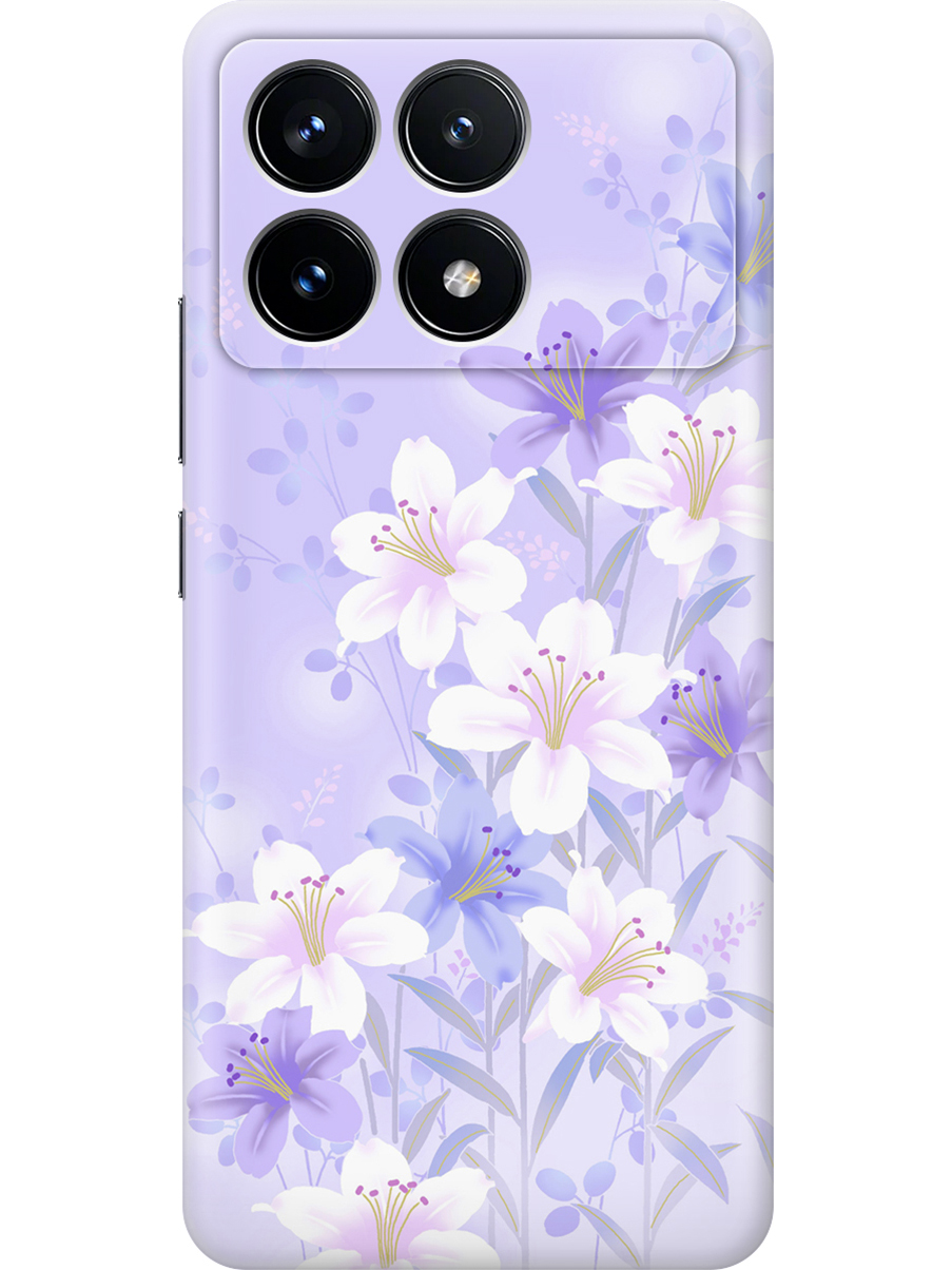 

Силиконовый чехол на Xiaomi Redmi K70 5g / K70 Pro 5g, Poco F6 pro с принтом 810977, Прозрачный;белый;фиолетовый, 783981422