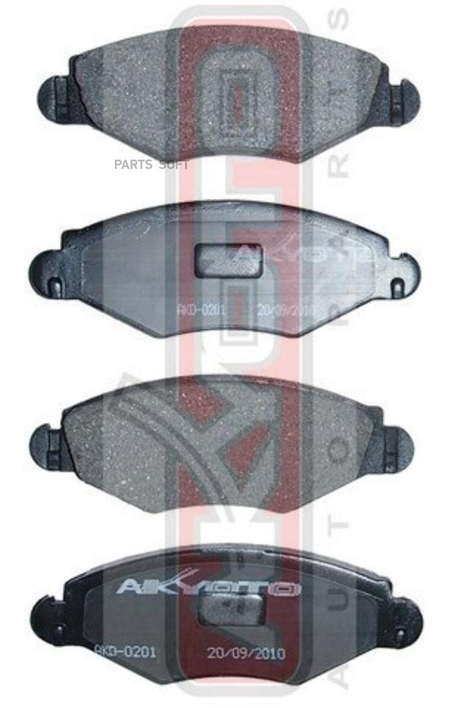 

Тормозные колодки Akyoto дисковые передние AKD-0201
