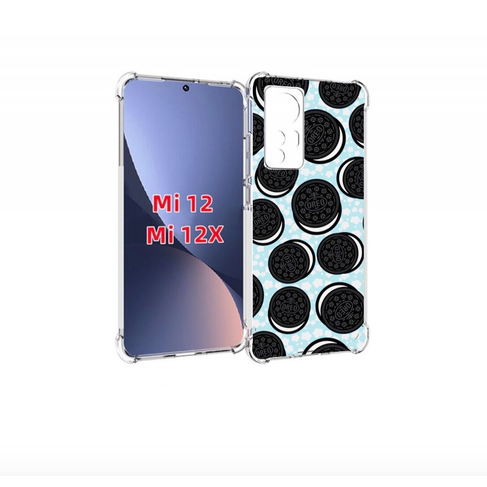 

Чехол бампер MyPads орео печеньки для Xiaomi 12., Прозрачный, Tocco
