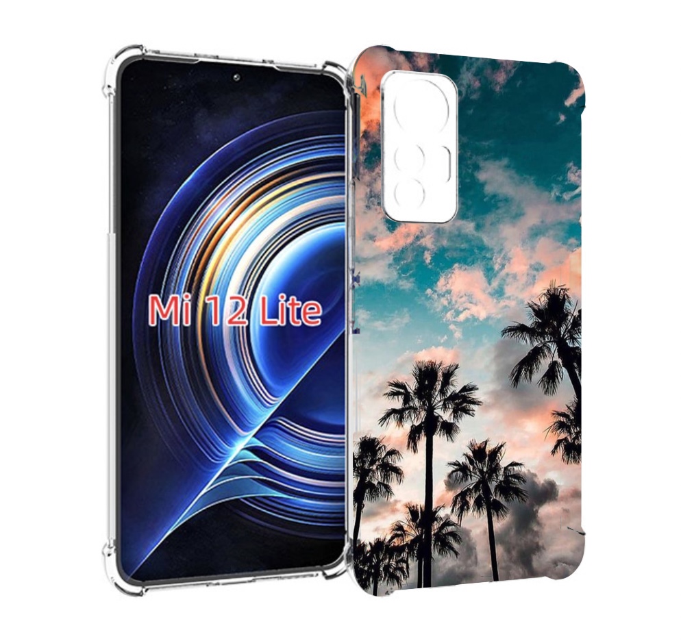 

Чехол MyPads небо-с-пальмами для Xiaomi 12 Lite, Прозрачный, Tocco