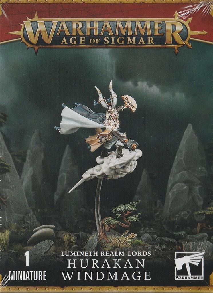 

Миниатюра для игры Games Workshop Warhammer Lumineth Realm-lords Hurakan Windmage 87-45