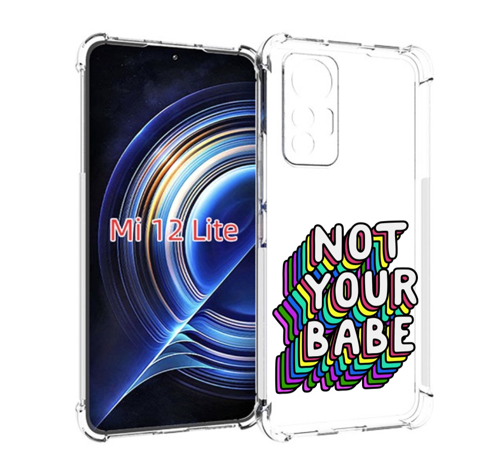 

Чехол MyPads не-твоя-девочка для Xiaomi 12 Lite, Прозрачный, Tocco