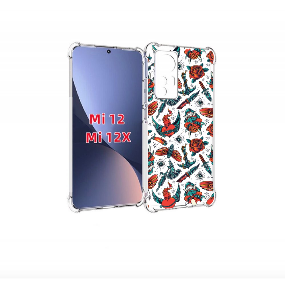 

Чехол бампер MyPads олд-скул-пак для Xiaomi 12., Прозрачный, Tocco