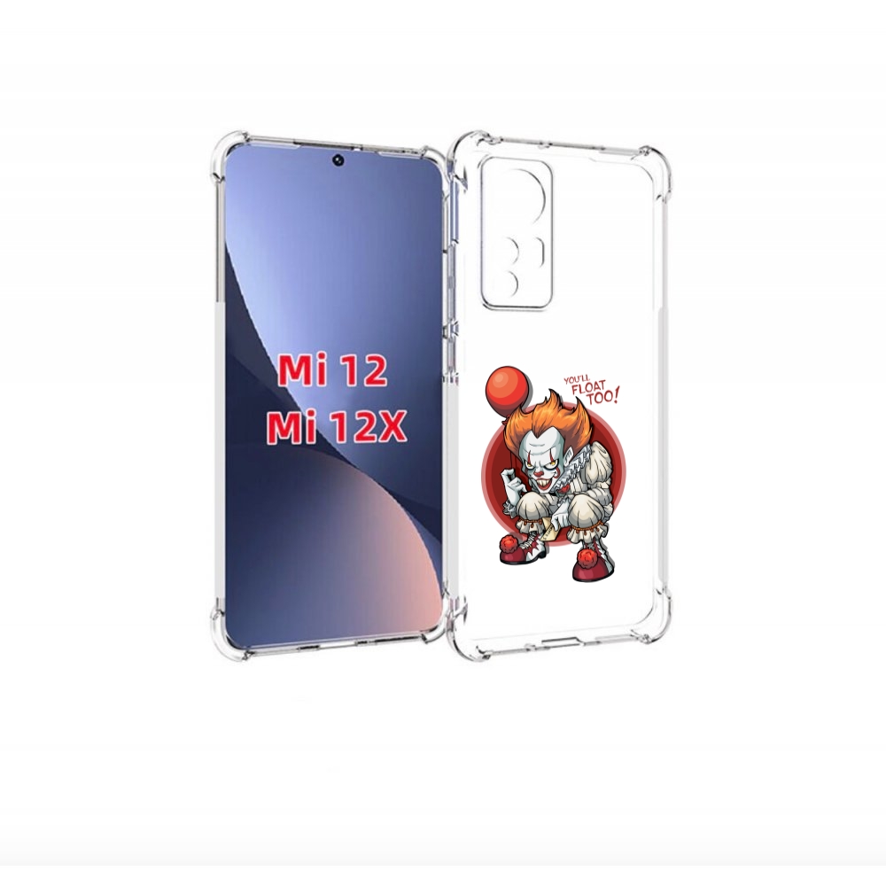 

Чехол бампер MyPads одетый-клоун для Xiaomi 12., Прозрачный, Tocco
