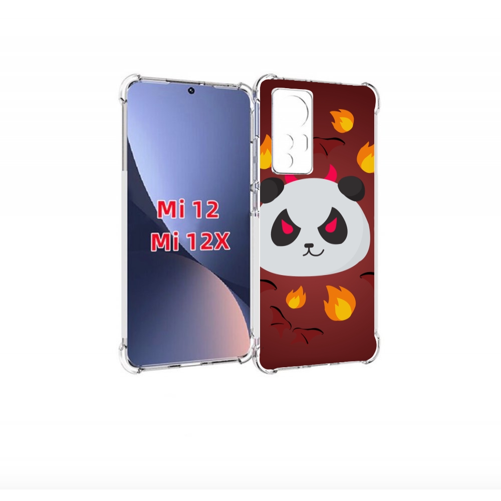 

Чехол бампер MyPads огненная-панда для Xiaomi 12., Прозрачный, Tocco