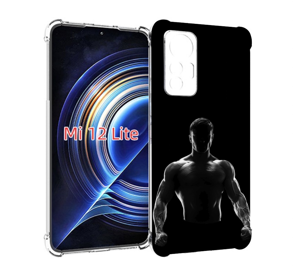 

Чехол MyPads накаченный мужчина в тени мужской для Xiaomi 12 Lite, Прозрачный, Tocco