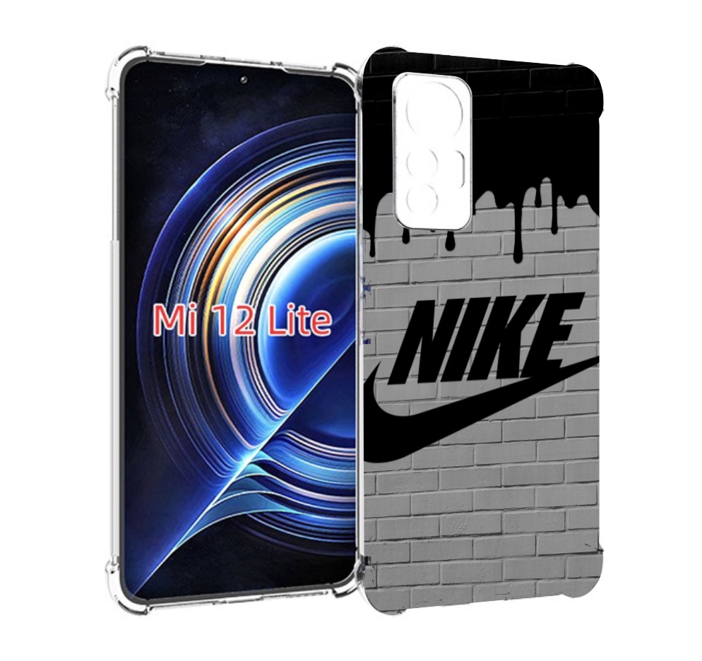 

Чехол MyPads найк в краске для Xiaomi 12 Lite, Прозрачный, Tocco