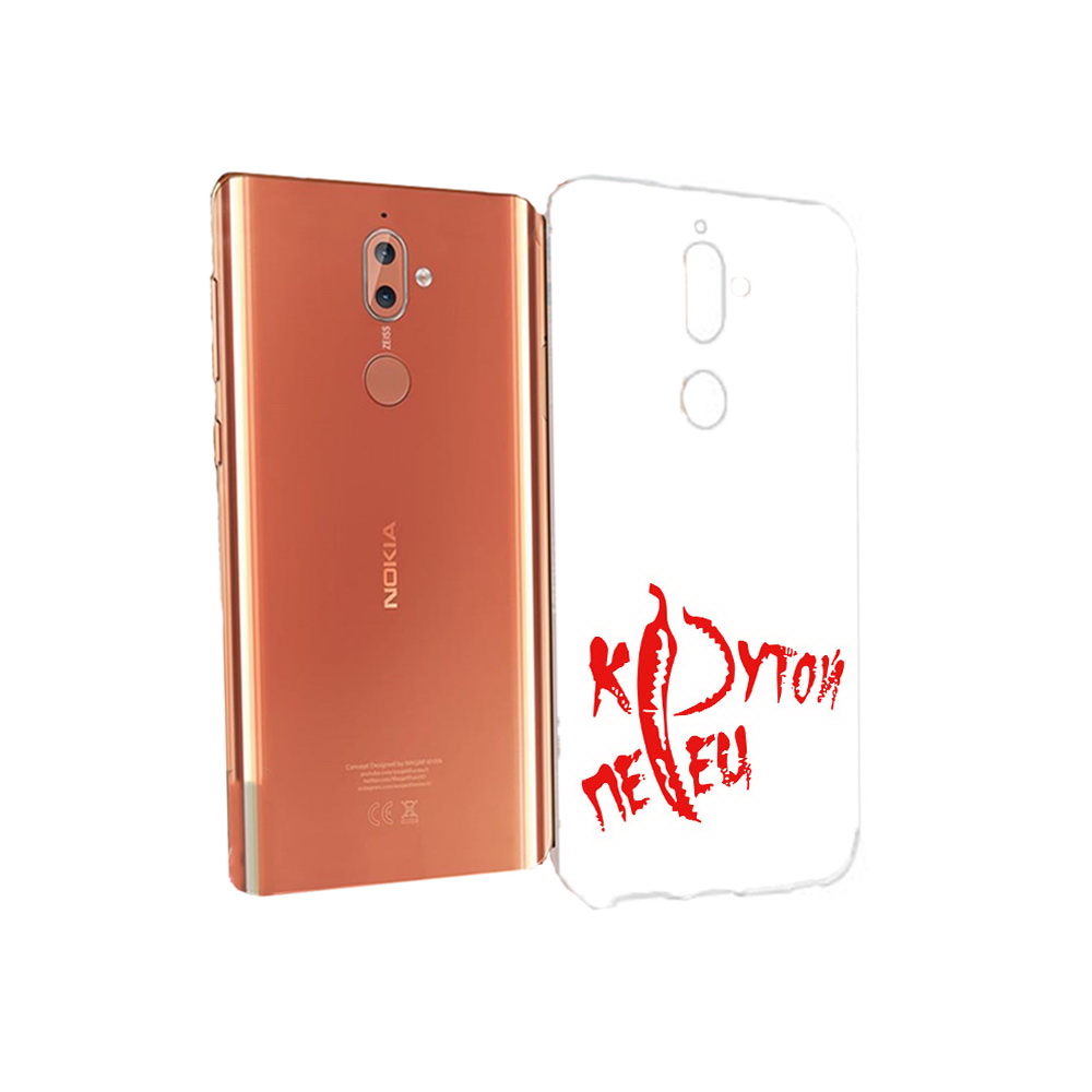

Чехол MyPads Tocco для Nokia 9 крутой перец (PT126479.94.426), Прозрачный, Tocco