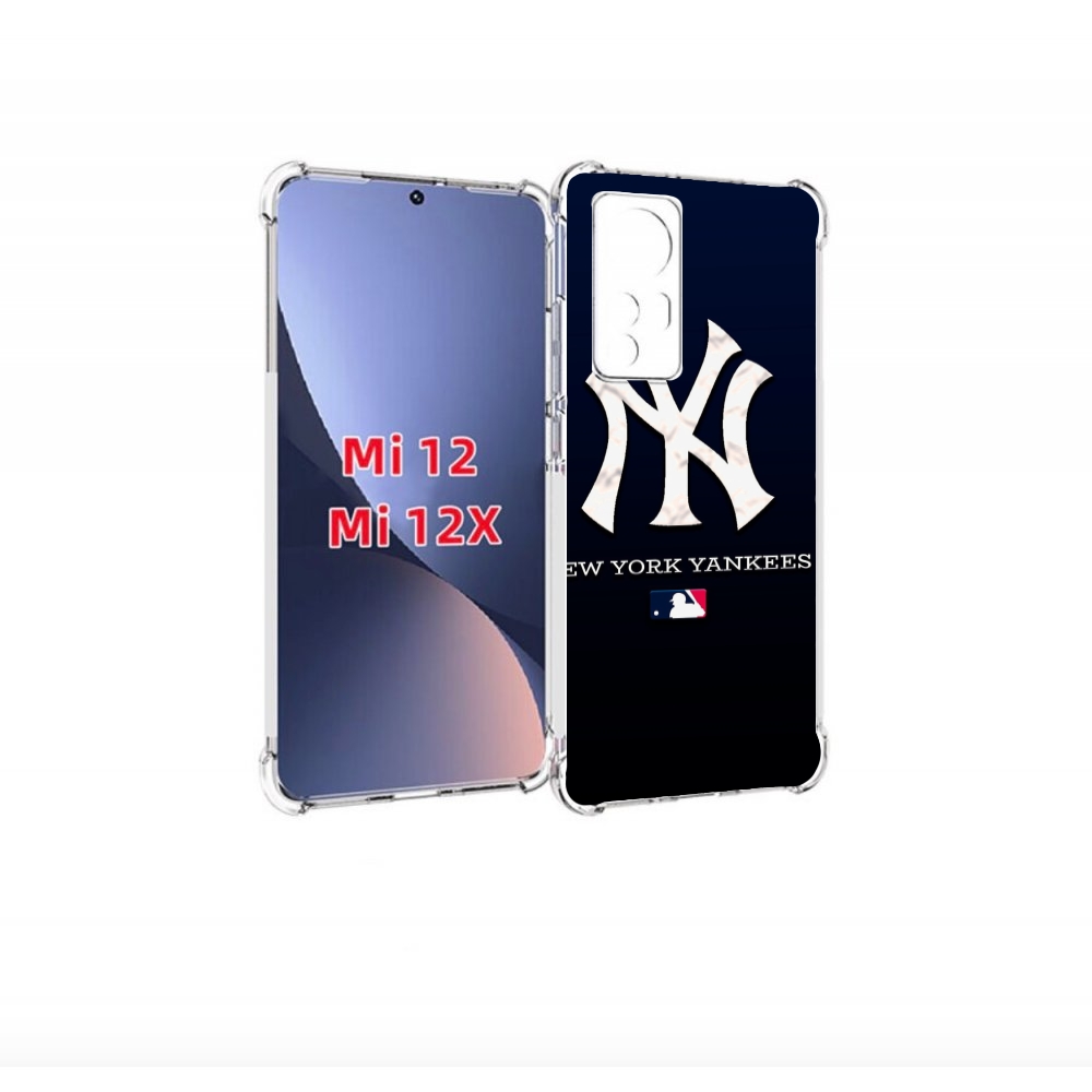 

Чехол бампер MyPads Нью Йорк янкис беисбол для Xiaomi 12., Прозрачный, Tocco