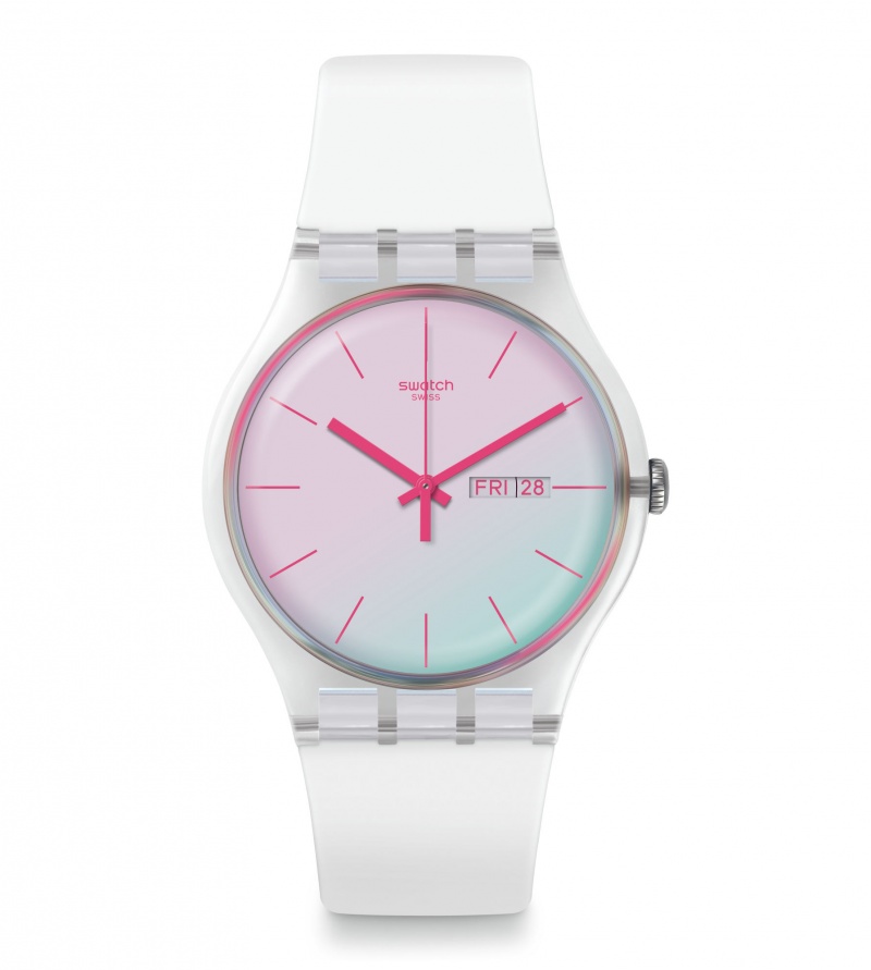 фото Наручные часы унисекс swatch polawhite