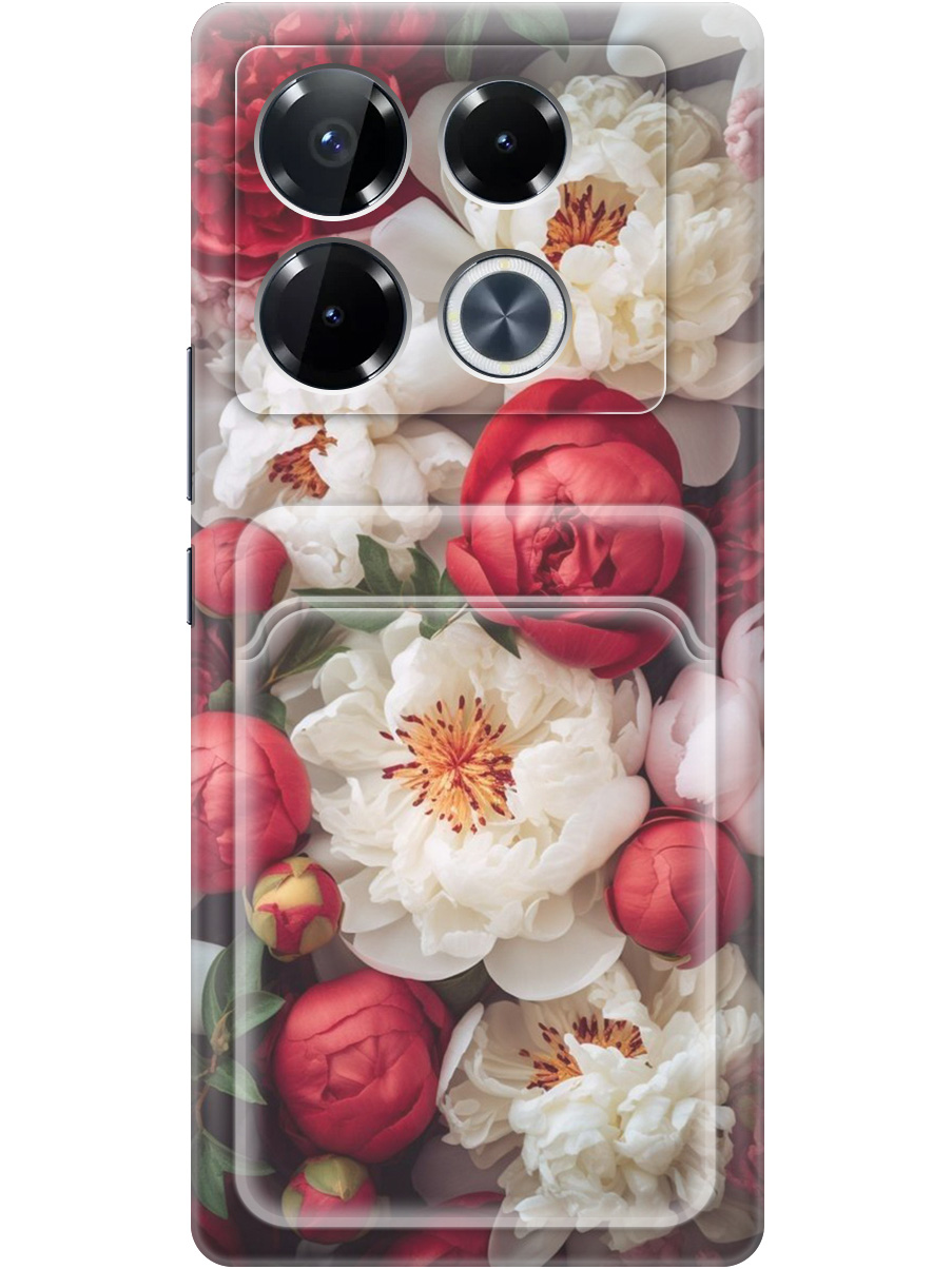 

Силиконовый чехол на Infinix Note 40 Pro / 40 Pro 5g / 40 Pro+ 5g с принтом 799229, Прозрачный;белый;красный, 782627021