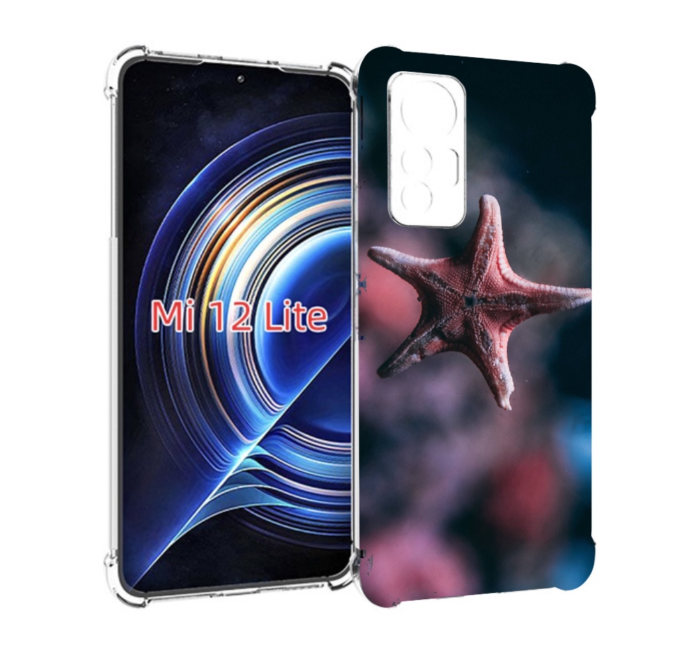 

Чехол MyPads морская-звезда---starfish для Xiaomi 12 Lite, Прозрачный, Tocco