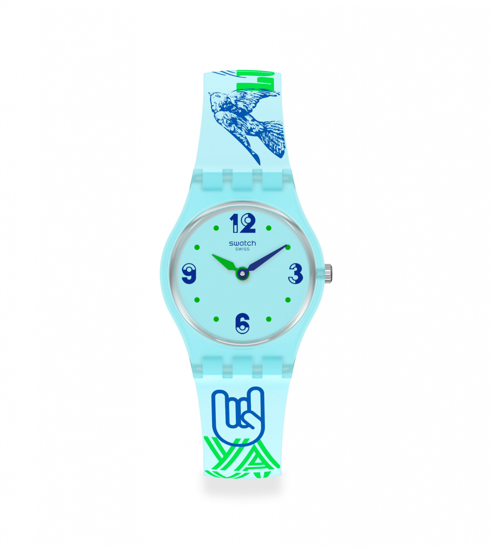 фото Наручные часы унисекс swatch #greentouche