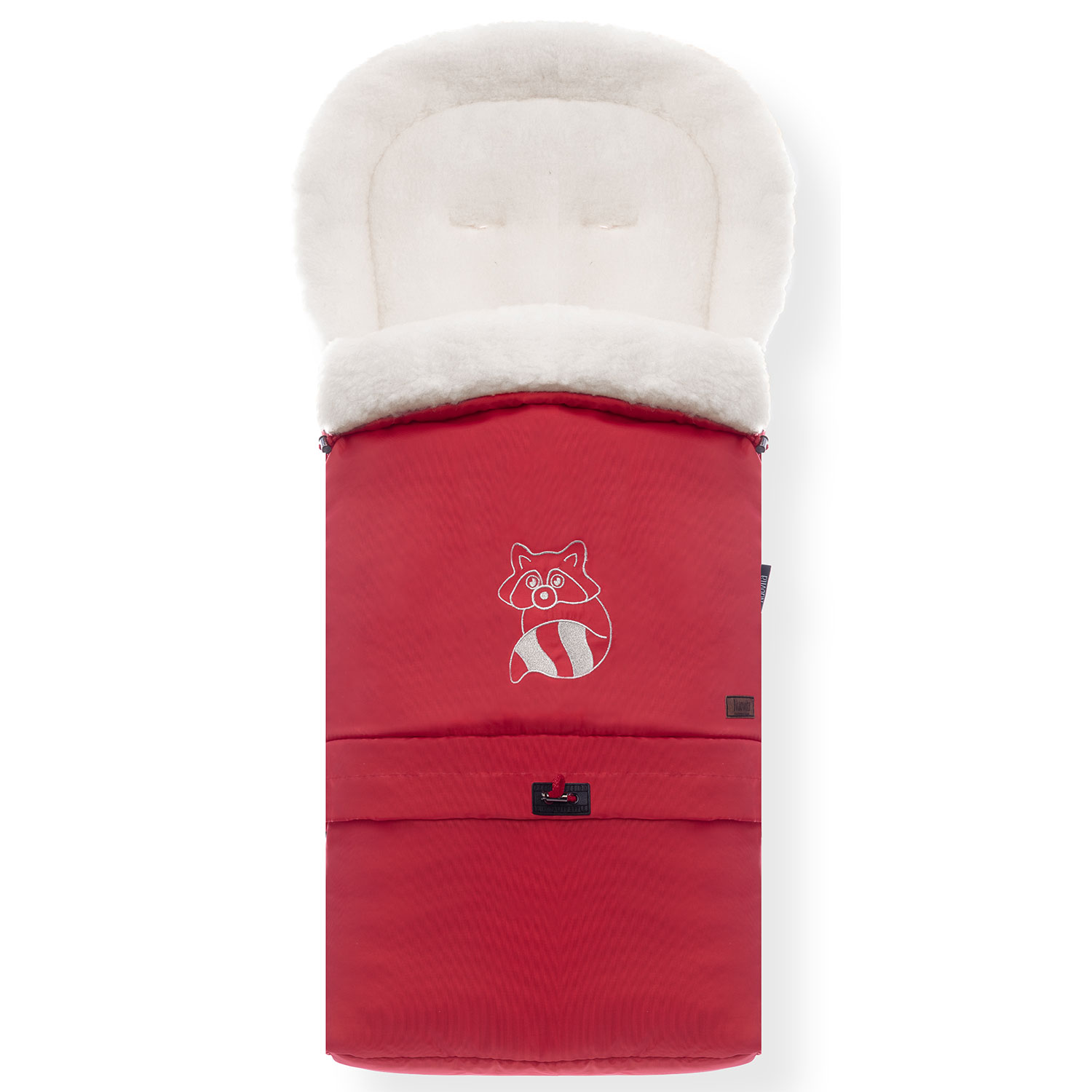 Конверт зимний меховой Nuovita Alaska Bianco (Rosso/Красный)