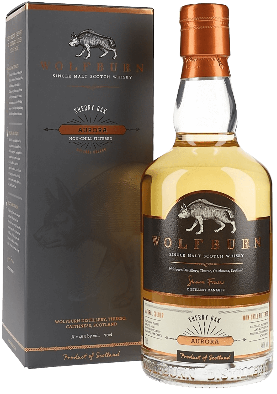 

Виски Wolfburn Aurora Single Malt Scotch Whisky (gift box)