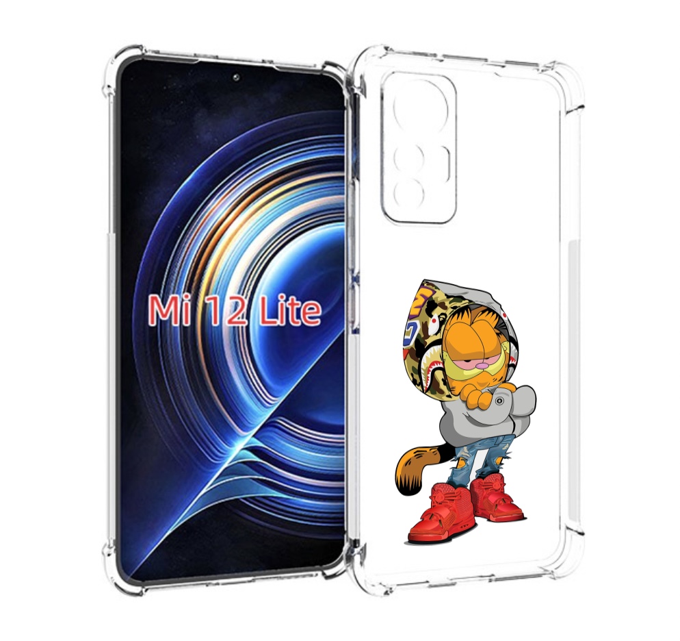 

Чехол MyPads модный-котяра детский для Xiaomi 12 Lite, Прозрачный, Tocco