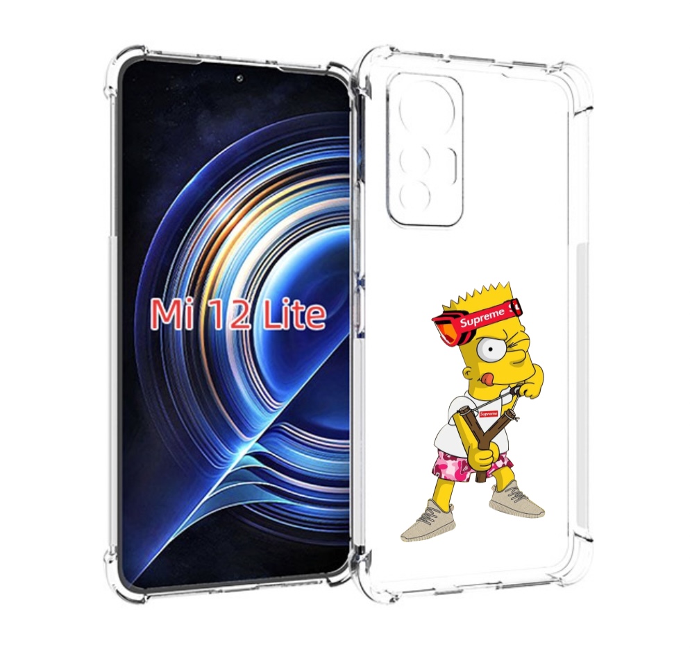 

Чехол MyPads модный-барт-симпсон для Xiaomi 12 Lite, Прозрачный, Tocco