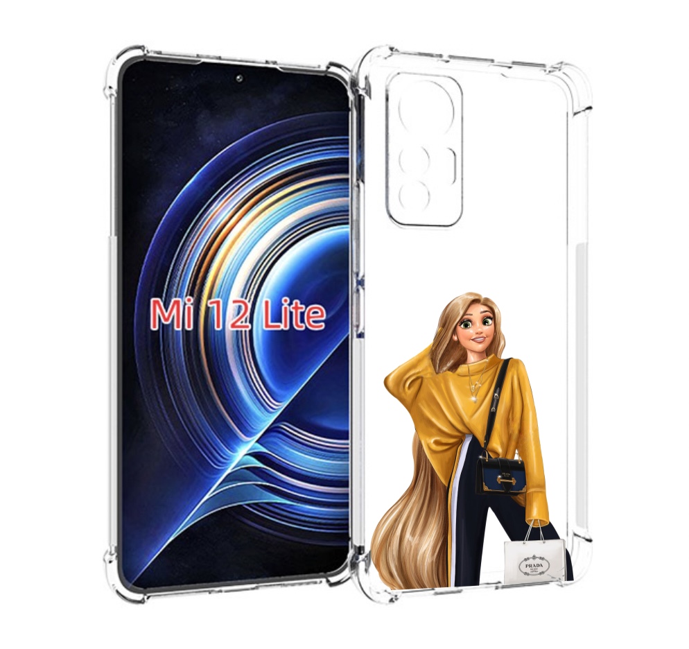 

Чехол MyPads модная-рапунсель женский для Xiaomi 12 Lite, Прозрачный, Tocco
