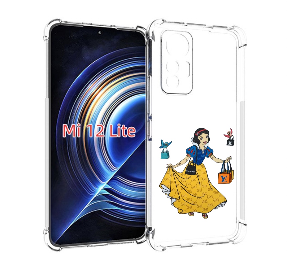 

Чехол MyPads модная-принцесса женский для Xiaomi 12 Lite, Прозрачный, Tocco