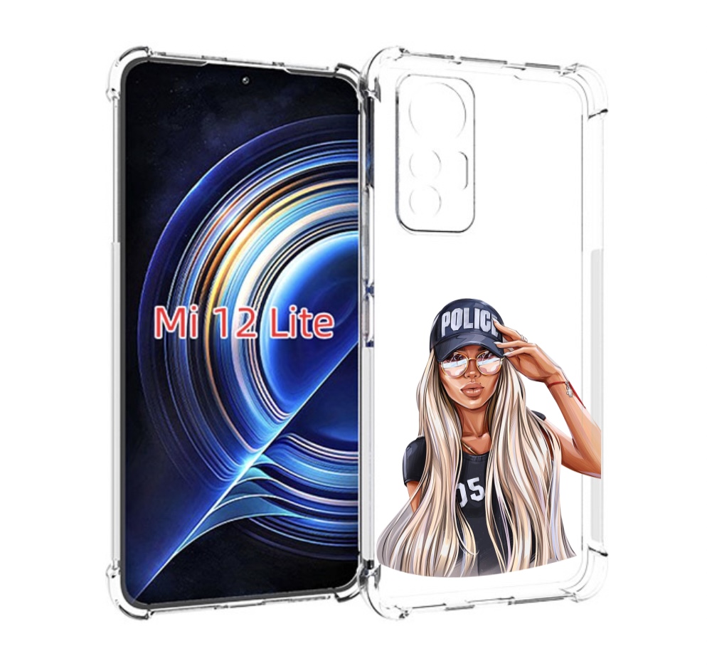 

Чехол MyPads модная-девушка-арт женский для Xiaomi 12 Lite, Прозрачный, Tocco