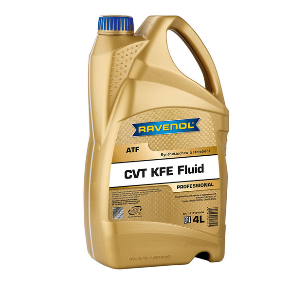 

Трансмиссионное масло RAVENOL 121113400401999 CVT KFE Fluid, трансмиссионное масло CVT KFE Fluid (4л) (4014835803725)