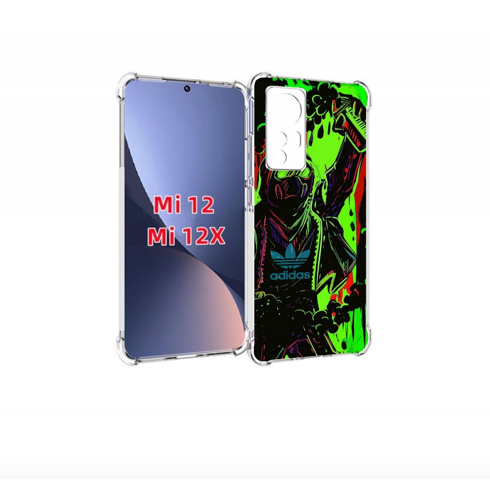 

Чехол бампер MyPads мужчина в красках адидас для Xiaomi 12., Прозрачный, Tocco