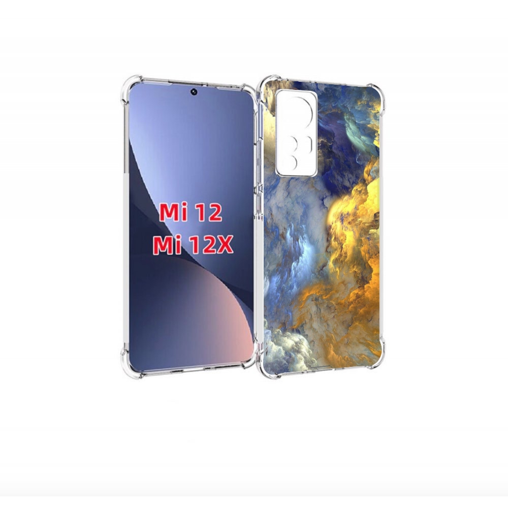 

Чехол бампер MyPads мраморное небо для Xiaomi 12., Прозрачный, Tocco