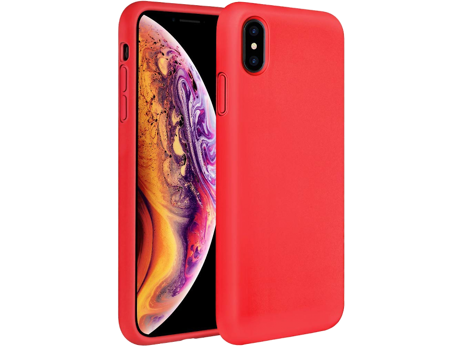Чехол-крышка Miracase 8812 для iPhone X/XS, полиуретан, красный