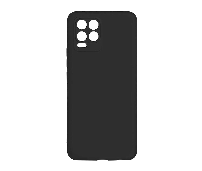 

Чехол-крышка LuxCase для realme 8 Pro, термополиуретан, черный, для realme 8 Pro