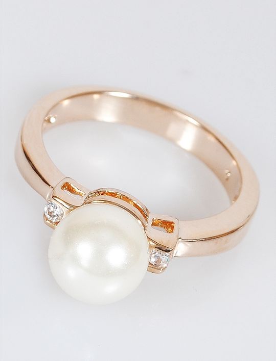 

Кольцо из бижутерного сплава р. Lotus Jewelry 116R-31fwp, искусственный жемчуг/циркон, 116R-31fwp
