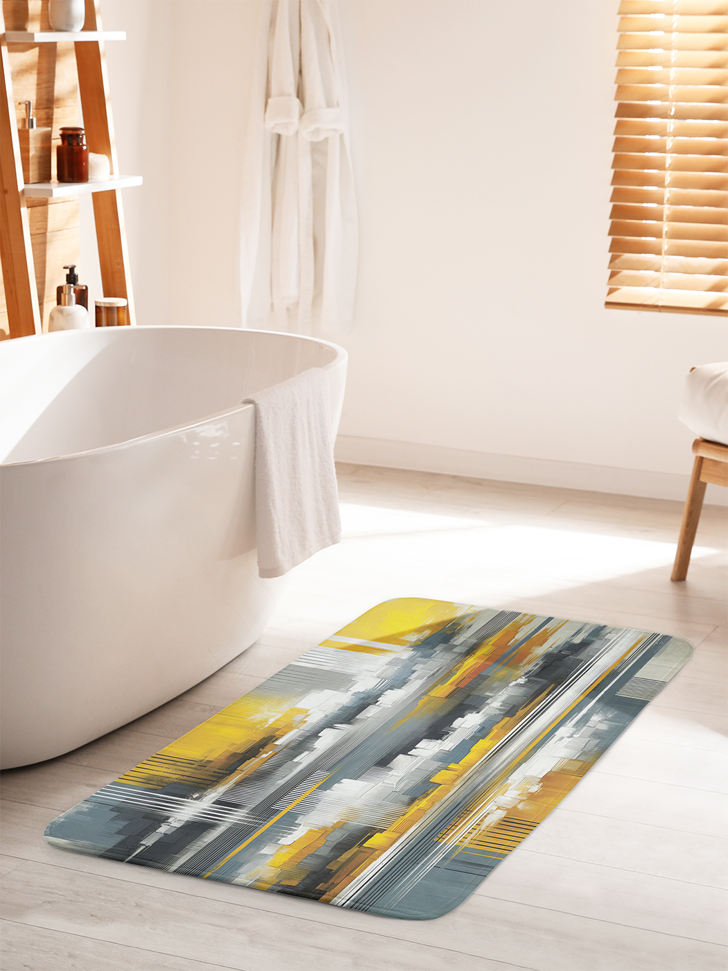 

Коврик для ванной туалета душа JoyArty "Абстракция красками", bath_sd3124_60x100