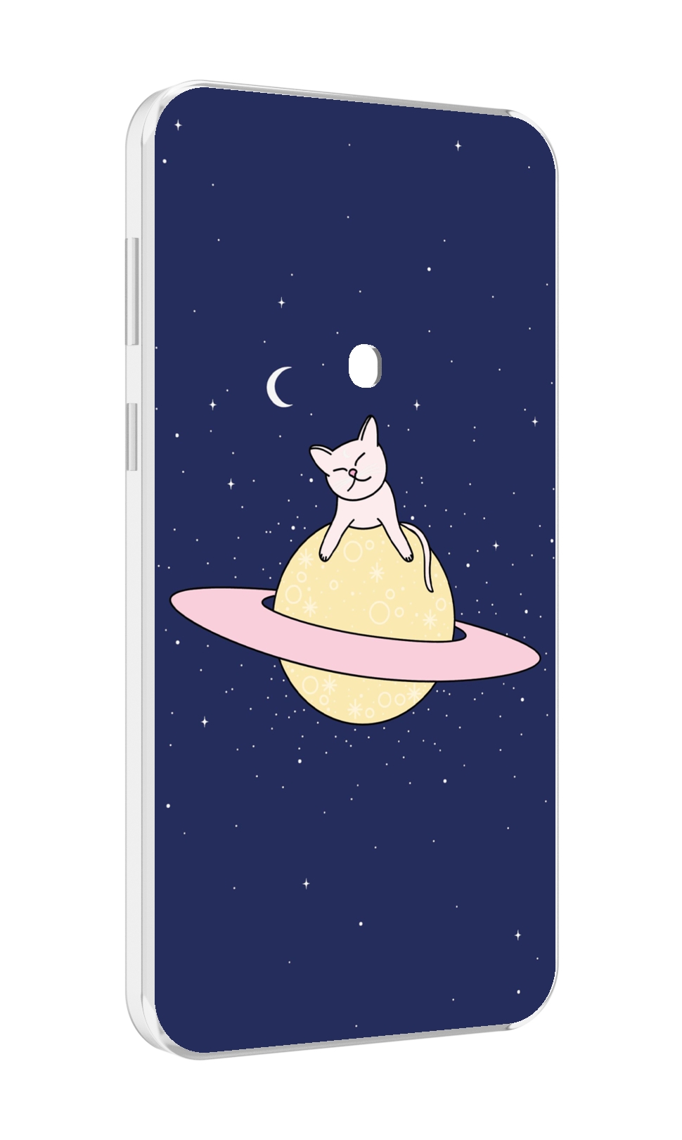 

Чехол MyPads котик на планете для Meizu 16 Plus / 16th Plus, Прозрачный, Tocco