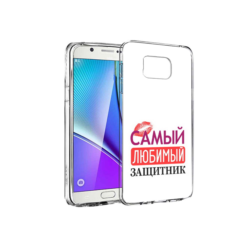

Чехол MyPads Tocco для Samsung Galaxy Note 5 любимый защитник, Прозрачный, Tocco