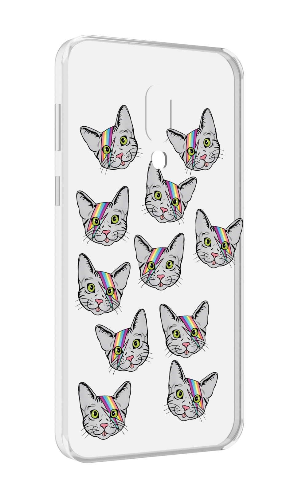 

Чехол MyPads кот-с-молнией-на-лбу для Meizu 16 Plus / 16th Plus, Прозрачный, Tocco