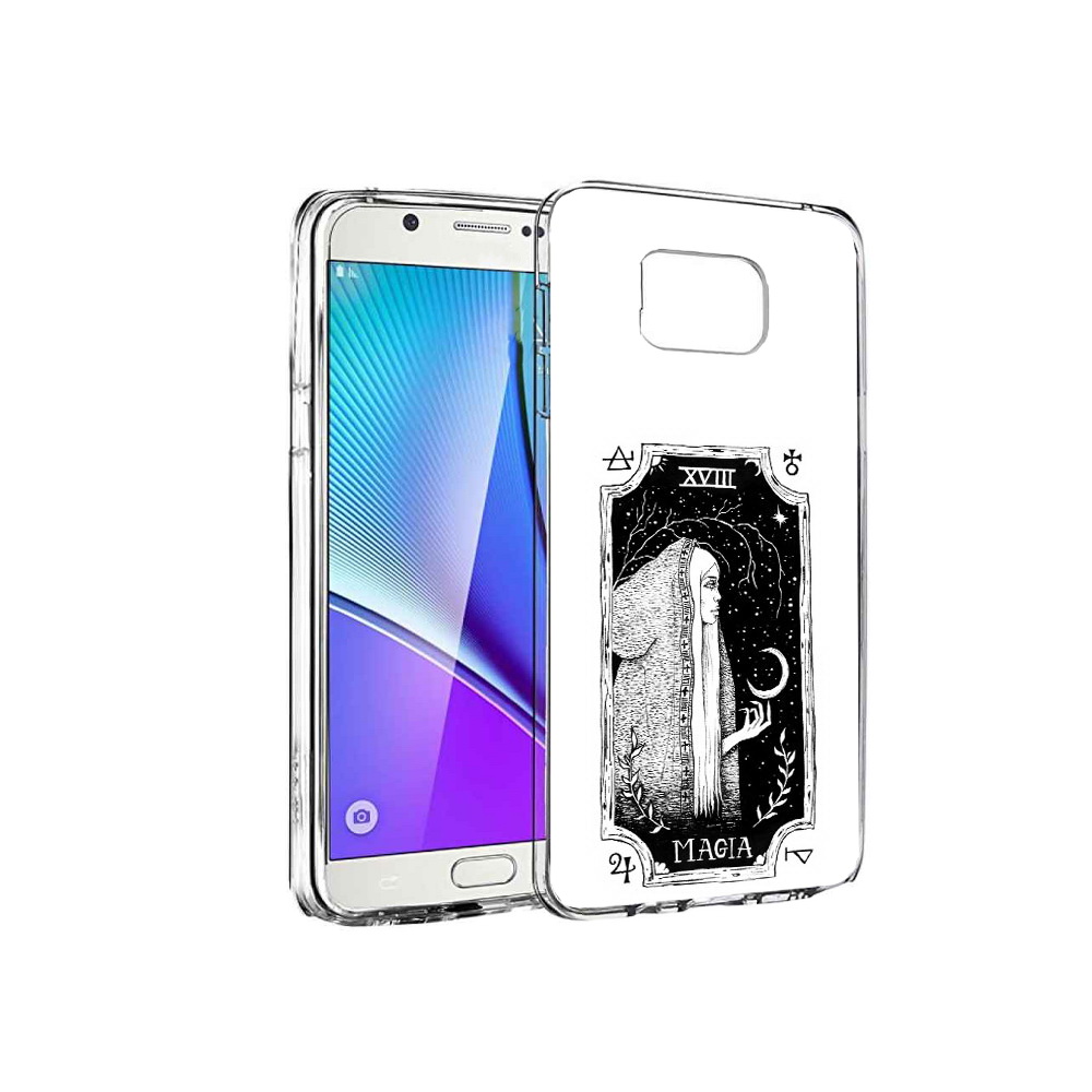 

Чехол MyPads Tocco для Samsung Galaxy Note 5 лунная магия, Прозрачный, Tocco