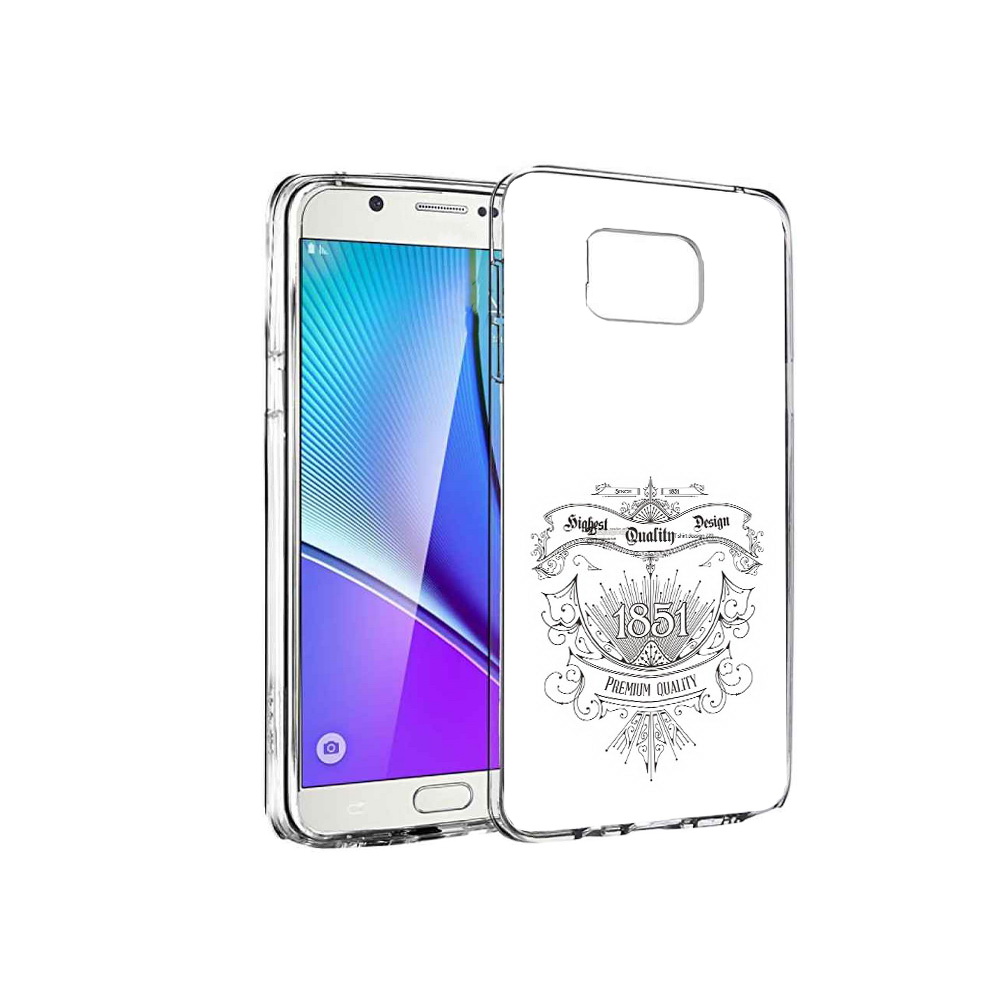 

Чехол MyPads Tocco для Samsung Galaxy Note 5 логотип 1851 год, Прозрачный, Tocco