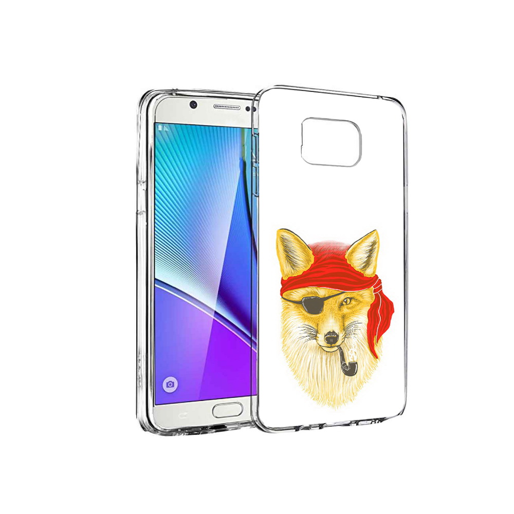 

Чехол MyPads Tocco для Samsung Galaxy Note 5 лиса-пират, Прозрачный, Tocco