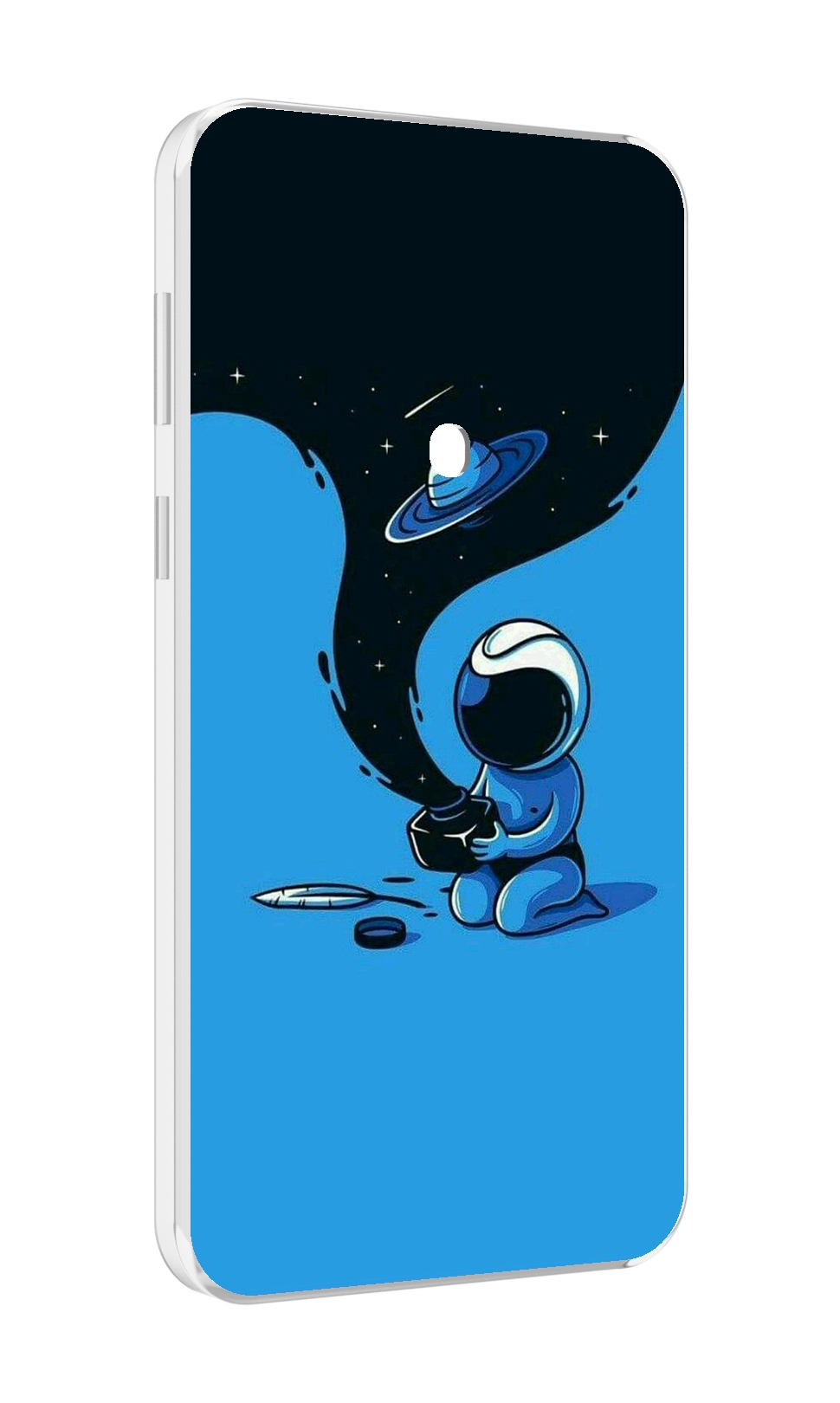 

Чехол MyPads космос из черной краски для Meizu 16 Plus / 16th Plus, Прозрачный, Tocco