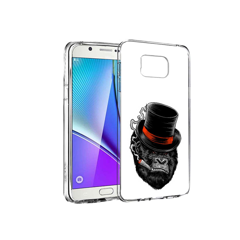 

Чехол MyPads Tocco для Samsung Galaxy Note 5 дизайнерская горилла, Прозрачный, Tocco