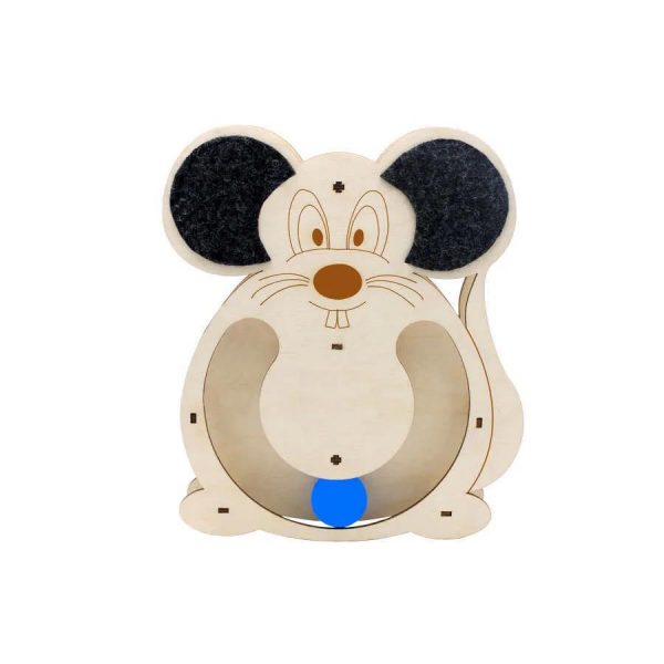 

Игрушка для кошек GoSi Игровой трек Мышь большая 29,5 см