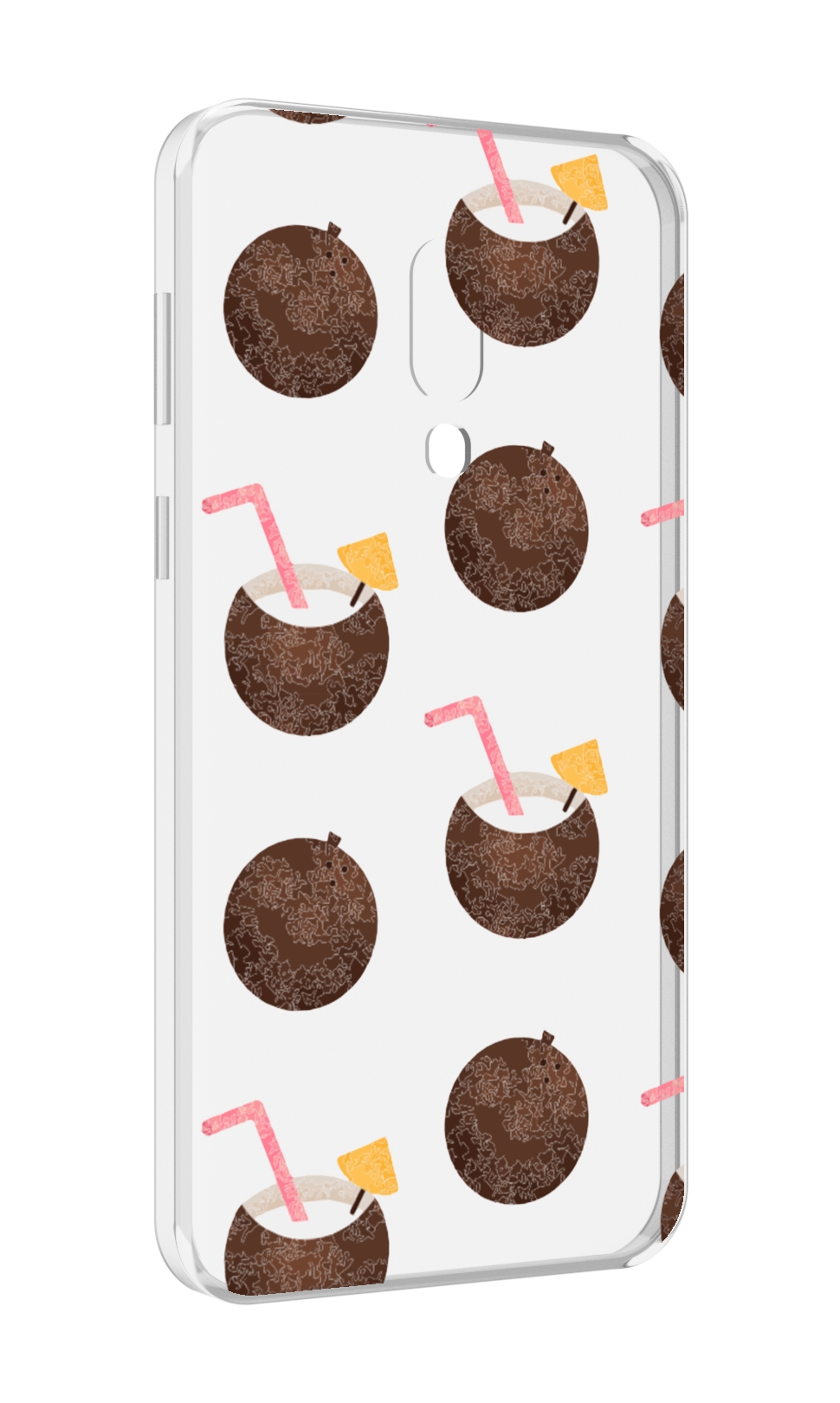 

Чехол MyPads кокосики для Meizu 16 Plus / 16th Plus, Прозрачный, Tocco