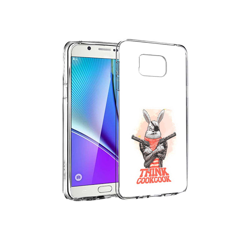

Чехол MyPads Tocco для Samsung Galaxy Note 5 кролик пират, Прозрачный, Tocco