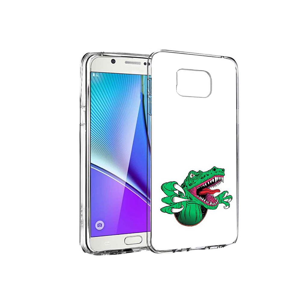 

Чехол MyPads Tocco для Samsung Galaxy Note 5 крокодил, Прозрачный, Tocco