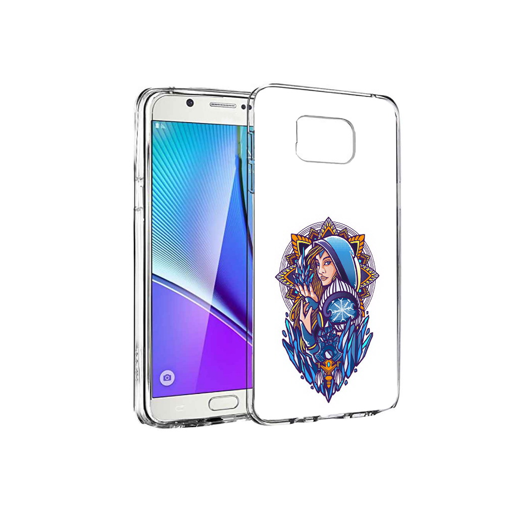 

Чехол MyPads Tocco для Samsung Galaxy Note 5 кристал мейден дота 2, Прозрачный, Tocco