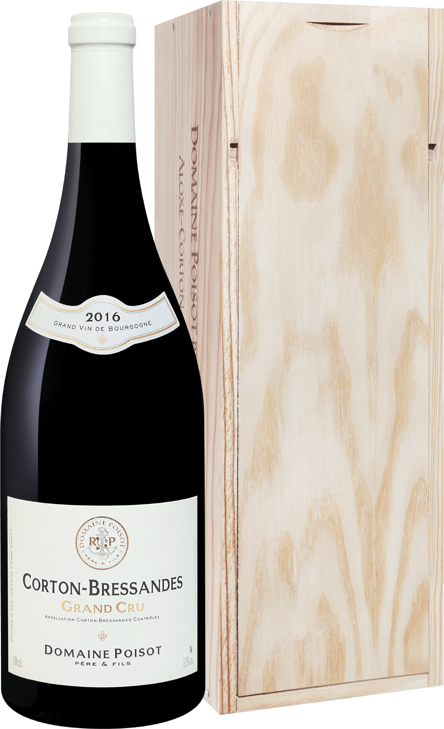 

Вино Corton-Bressandes Grand Cru AOC Domaine Poisot Pere & Fils (gift box)