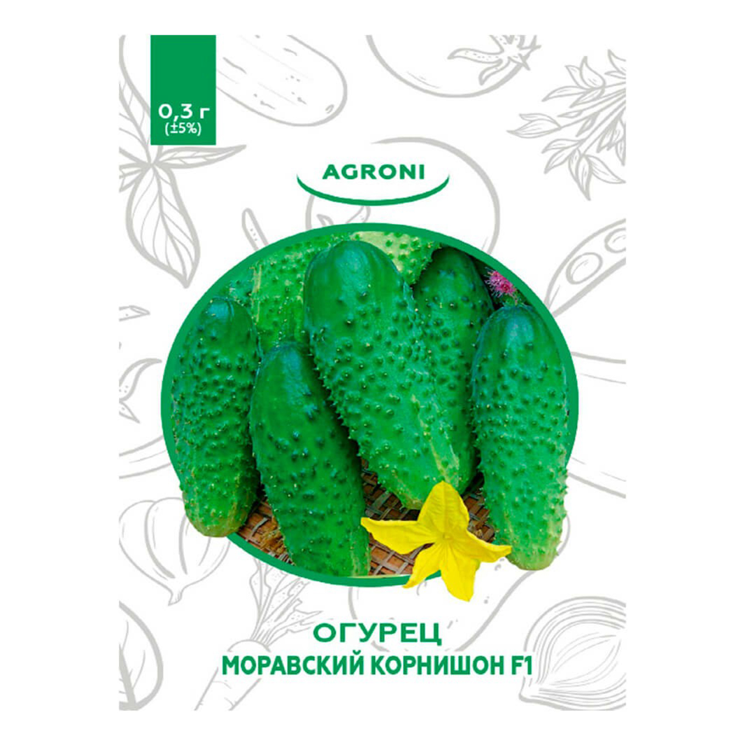 

Семена Огурец Agroni XS Моравский корнишон F1 0,3 г