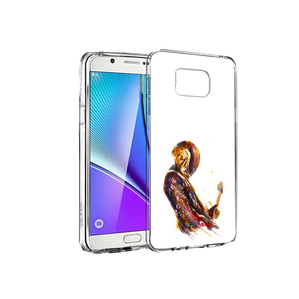 

Чехол MyPads Tocco для Samsung Galaxy Note 5 космо-музыкант, Прозрачный, Tocco