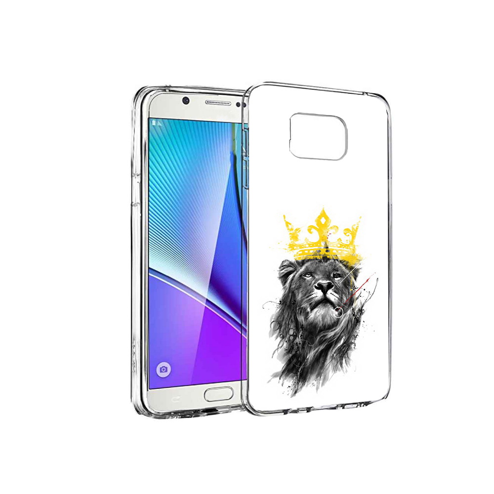 

Чехол MyPads Tocco для Samsung Galaxy Note 5 король-лев, Прозрачный, Tocco