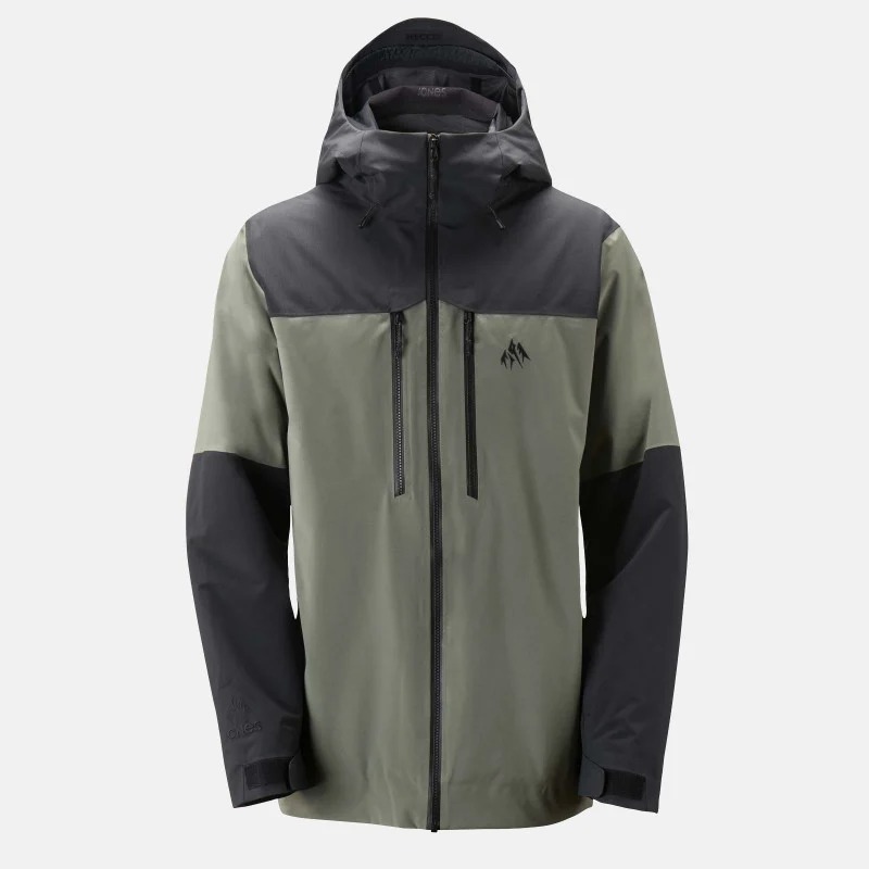 фото Куртка сноубордическая jones mountain surf parka herb green (us:s)