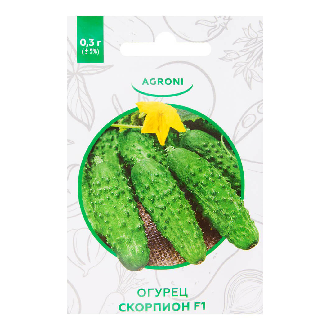 

Семена Огурец Agroni XS Скорпион F1 0,3 г